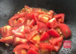Illustration of how to make fried tomatoes with broccoli 7