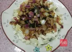 Illustration of how to make preserved egg tofu 5