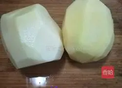 Illustration of how to make fried potatoes 1