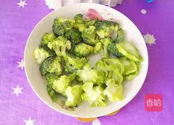 Bean sprouts Illustration of how to stir-fry broccoli 2