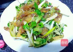 Illustration of how to make cold jellyfish head 12