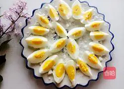 Illustration of how to make cold eggs 6