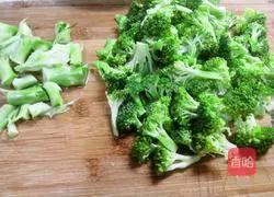 Illustration of how to make cold broccoli 3
