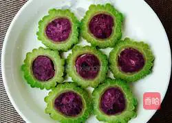 Bitter Melon and Purple Sweet Potato Rings Recipe Illustration 16