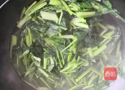 Illustration of how to make shrimp skin cabbage 2