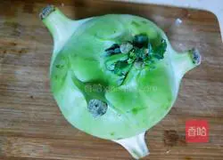 Illustration of how to cook kohlrabi (reduced fat vegetables) 1
