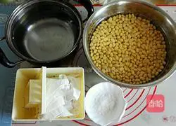 Illustration of homemade tofu 2