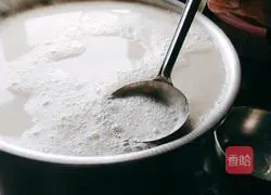 Illustration of how to make bean curd 15