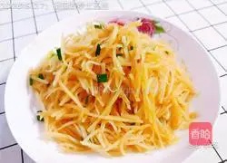 Illustration of how to make fried shredded potatoes with tomato sauce 5