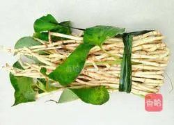 Illustration of how to make cold Houttuynia cordata 1