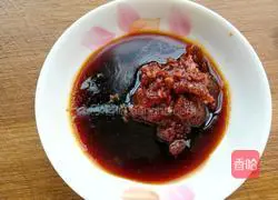 Illustration of how to make vegetables with mushroom sauce 3