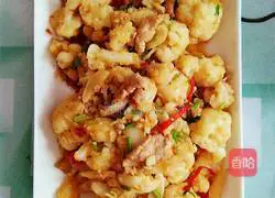 Illustration of how to make fried pork slices with cauliflower 9