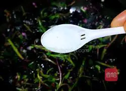 Illustration of how to make garlic amaranth 7