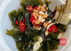 Illustration of how to make cold and spicy kelp 7
