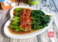 Illustration of how to make oyster cabbage heart (chopped pepper version) 8