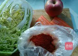 Illustration of homemade spicy cabbage 1