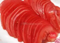 Illustration of how to make tomatoes mixed with sugar 2
