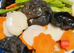 Illustration of how to stir-fry snow peas and vegetables 10