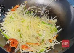 Hot and sour potato shreds recipe 4