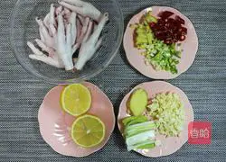  Cold chicken with honey sauce Illustration of how to make claws 1