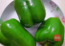 Illustration of how to stir-fry mushrooms and peppers 2