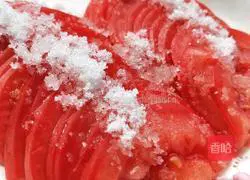 Illustration of how to make tomatoes mixed with sugar 4