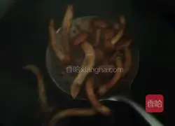 Illustration of how to make mushrooms and cabbage 1