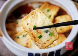 Illustration of how to make cabbage and tofu stew 15