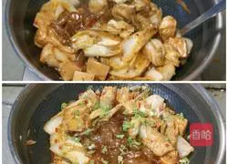 Illustration of how to make cabbage and tofu stewed vermicelli 10