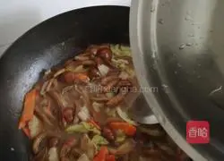 Illustration of how to make mushrooms and cabbage 13