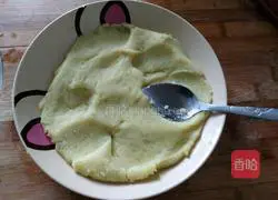 Illustration of how to make potato and lotus root cake 6