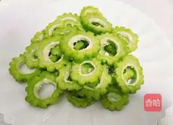 Illustration of how to make cold bitter melon (refreshing version) 3