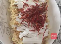 Illustration of how to make oil-dried tofu 11