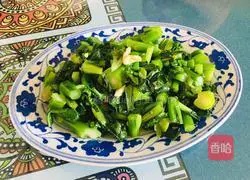 Illustration of how to make garlic cabbage 10