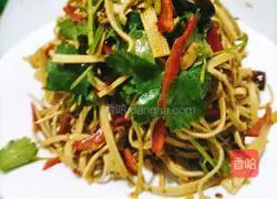 Cold shredded tofu recipe 3