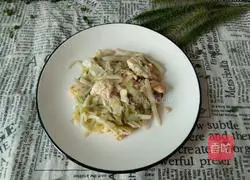 Illustration of how to make fried eggs with chives 6