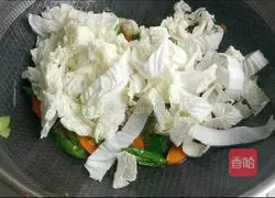 Illustration of how to make carrot and cabbage vermicelli 5