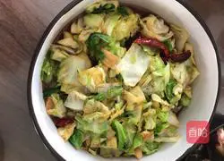 Illustration of how to make stir-fried beef cabbage 8