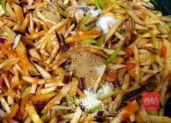 Illustration of home-cooked delicious fried eggplant 5