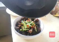 Cold Salad Illustration of how to make fungus 7