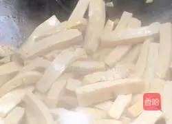 Illustration of how to make firewood-fired dried tofu 7