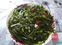 Illustration of how to make fried kelp with edamame rice 9
