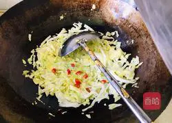 Illustration of how to make lotus white fried crystal vermicelli 4