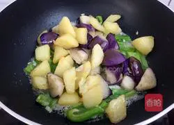 Illustration of how to make three fresh vegetables 15