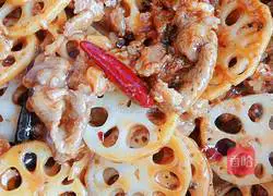 Illustration of how to make spicy lotus root slices 7