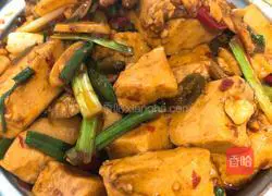 Illustration of spicy roasted tofu 12