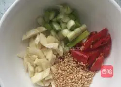 Illustration of how to make cold scallions 4