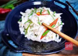 Illustration of how to make green stir-fried lotus root 9