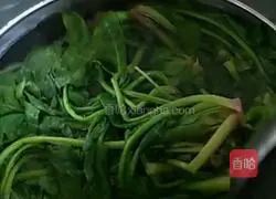 Cool flavor Spicy spinach recipe 1