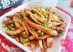 Spicy cumin Illustration of how to make king oyster mushroom 15